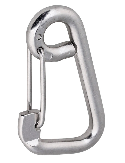 Карабин с проволочной защелкой 6x60 мм нерж (10005853)